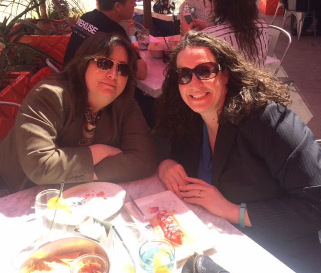 Dana with Susan Mazrui of AT&T